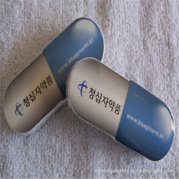 100% Cotton Promotion Printed Custom Shape Compressed Towel